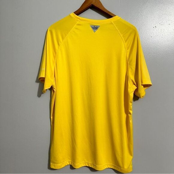 Columbia PFG, men’s yellow shirt size L - Picture 3 of 6